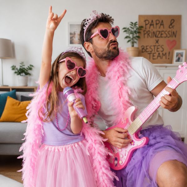 Vater und Tochter haben Spaß zusammen - Tipps zur Partnersuche mit Kind